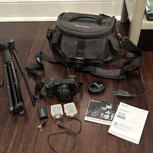 Sony a6300 4k Black Camera with Accessories